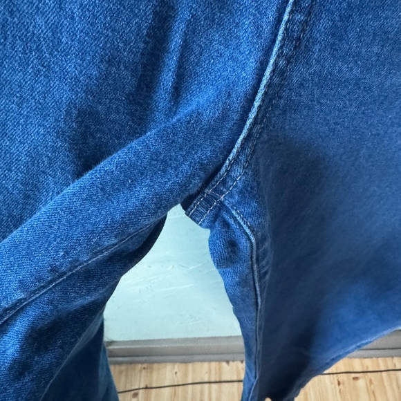 Paige Leenah Jeans Womens Size 31 Wide Leg Blue - Picture 3 of 14